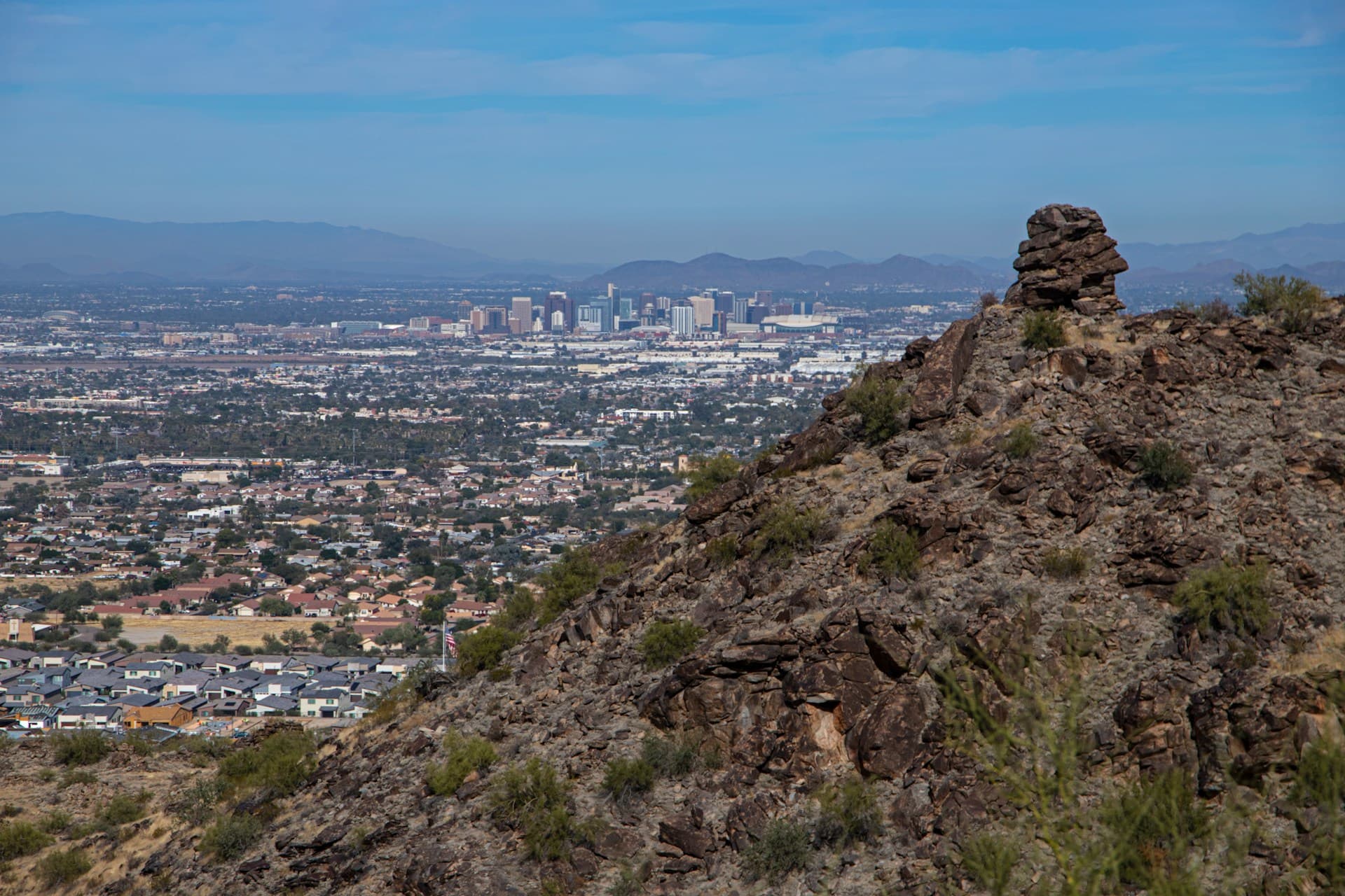 Desert mountain views near Ahwatukee, AZ