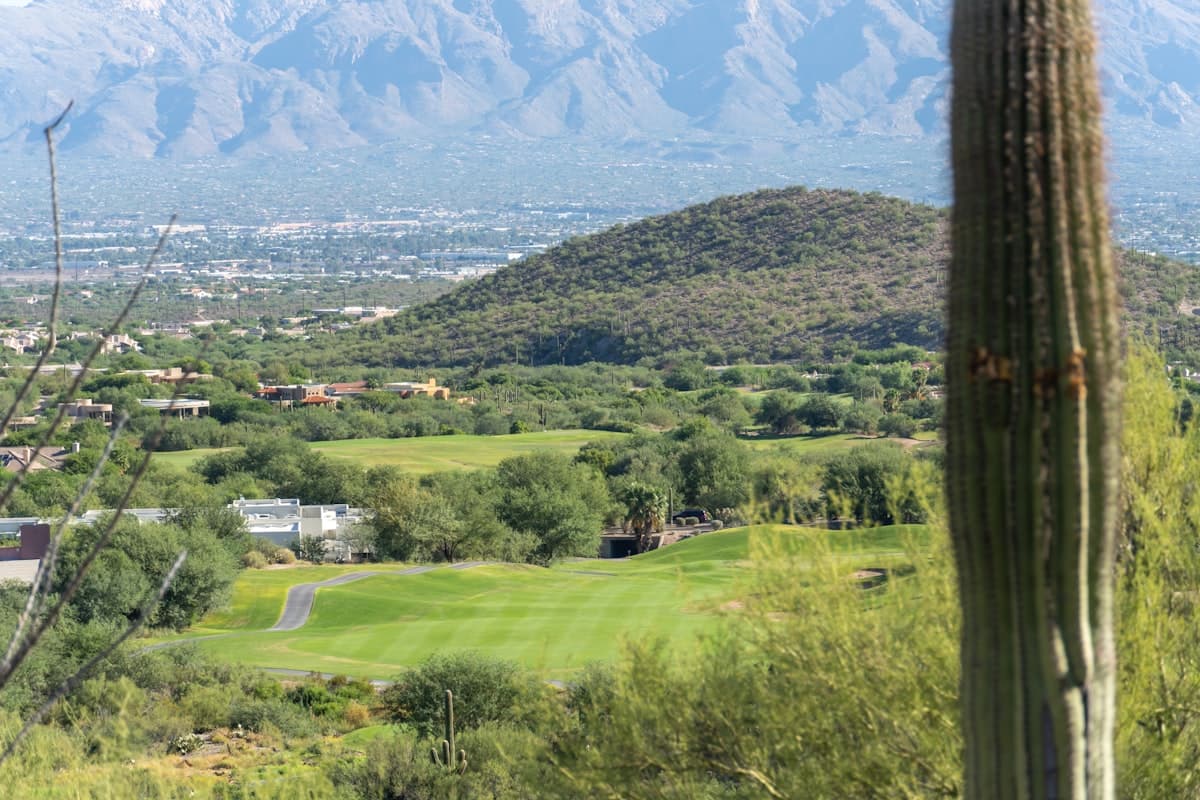Desert golf course near Paradise Valley, AZ